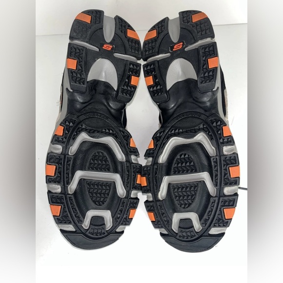 Skechers Sport Vigor NWOB 2.0 Gray & Orange Memory Foam Men’s Size 8 SN51241 - Picture 10 of 10